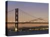 Forth Road Bridge, West Lothian, Fife, Near Edinburgh, Scotland, United Kingdom, Europe-Patrick Dieudonne-Stretched Canvas