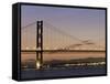 Forth Road Bridge, West Lothian, Fife, Near Edinburgh, Scotland, United Kingdom, Europe-Patrick Dieudonne-Framed Stretched Canvas