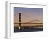 Forth Road Bridge, West Lothian, Fife, Near Edinburgh, Scotland, United Kingdom, Europe-Patrick Dieudonne-Framed Photographic Print