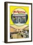 Forties Cafe, Hollywood Grill-null-Framed Art Print