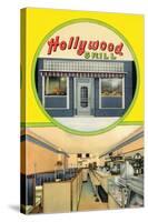 Forties Cafe, Hollywood Grill-null-Stretched Canvas