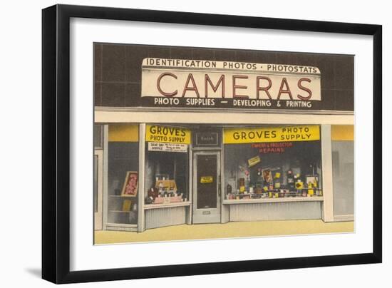 Forties Camera Shop-null-Framed Art Print