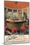 Forties Cocktail Lounge-null-Mounted Art Print