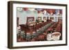 Forties Cocktail Lounge-Found Image Press-Framed Giclee Print