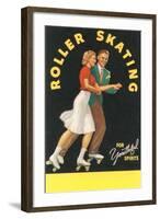 Forties Roller Skating for Youthful Spirits-null-Framed Art Print