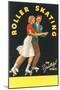 Forties Roller Skating for Youthful Spirits-Found Image Press-Mounted Giclee Print