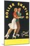 Forties Roller Skating for Youthful Spirits-Found Image Press-Mounted Giclee Print