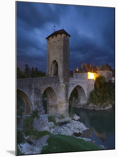 Fortified Bridge over the Gave De Pau, Orthez, Pyrenees-Atlantiques, Aquitaine, France-Doug Pearson-Mounted Photographic Print