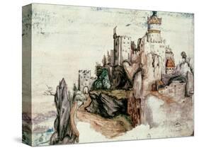 Fortified Castle-Albrecht Dürer-Stretched Canvas