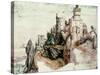 Fortified Castle-Albrecht Dürer-Stretched Canvas