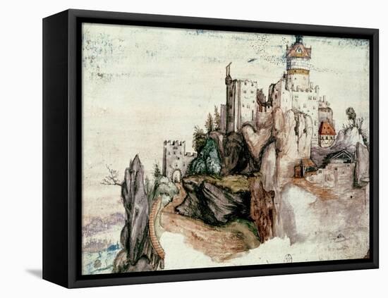 Fortified Castle-Albrecht Dürer-Framed Stretched Canvas