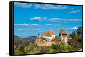 Fortified Church of Alma Vii-David Ionut-Framed Stretched Canvas