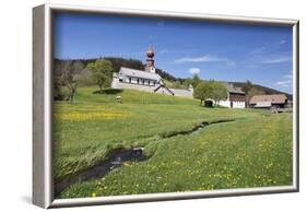 fortified church Urach, Urachtal, Black Forest, Baden-Wurttemberg, Germany-Markus Lange-Framed Photographic Print