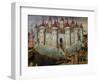 Fortified City, 15th Century, Painting by Unknown Spanish Artist, 15th Century-null-Framed Giclee Print