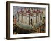 Fortified City, 15th Century, Painting by Unknown Spanish Artist, 15th Century-null-Framed Giclee Print