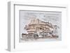 Fortified city of Bonifacio, Corsica, France-Richard Lawrence-Framed Photographic Print