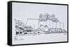 Fortified city of Calvi, Corsica, France-Richard Lawrence-Framed Stretched Canvas