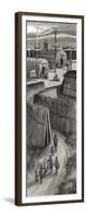 Fortified Huron Village-Ron Embleton-Framed Giclee Print