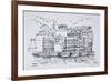 Fortified port of Bastia, Corsica, France-Richard Lawrence-Framed Premium Photographic Print