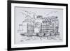 Fortified port of Bastia, Corsica, France-Richard Lawrence-Framed Premium Photographic Print