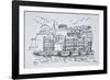 Fortified port of Bastia, Corsica, France-Richard Lawrence-Framed Photographic Print