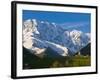 Fortified Village of Ushguli, Svanetia, in the Background Mount Shkhara, Georgia-null-Framed Photographic Print