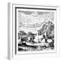 Fortified Villages Near Lanzhou, China, 1895-null-Framed Giclee Print