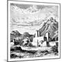 Fortified Villages Near Lanzhou, China, 1895-null-Mounted Giclee Print