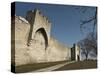 Fortified Wall and Entrance to the Medieval Town of Visby, Gotland Island, Southern Sweden-Kim Walker-Stretched Canvas