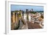 Fortified Wall in Obidos, Portugal-David Ionut-Framed Photographic Print