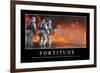 Fortitude: Inspirational Quote and Motivational Poster-null-Framed Photographic Print