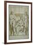 Fortitude (Or Strength) Flanked by Two Satyrs-Veronese-Framed Premium Giclee Print