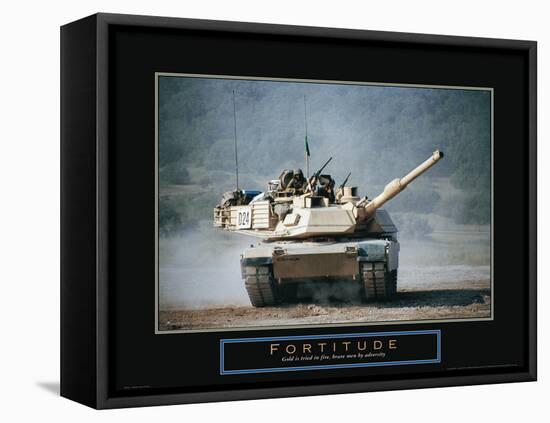 Fortitude - Tank on the Move-Jerry Angelica-Framed Stretched Canvas