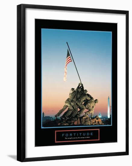 Fortitude-null-Framed Art Print