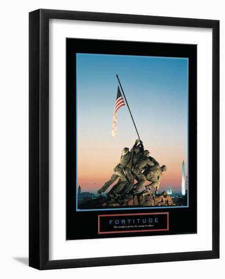 Fortitude-null-Framed Art Print