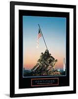 Fortitude-null-Framed Art Print