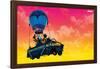 Fortnite - Battle Bus Landscape-null-Framed Standard Poster