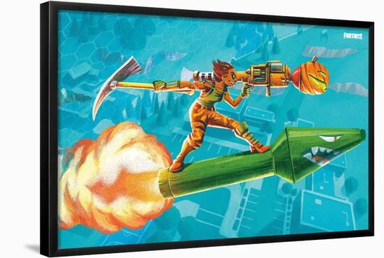 Fortnite - Multi- Rocket-null-Framed Standard Poster