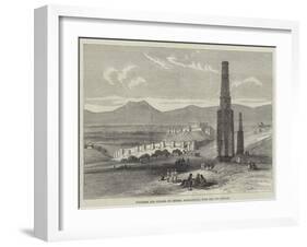 Fortress and Citadel of Ghuzni, Afghanistan, with the Two Minars-null-Framed Giclee Print