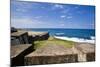 Fortress and Sea, Old San Juan, Puerto Rico-Massimo Borchi-Mounted Photographic Print