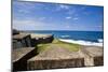 Fortress and Sea, Old San Juan, Puerto Rico-Massimo Borchi-Mounted Photographic Print