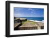 Fortress and Sea, Old San Juan, Puerto Rico-Massimo Borchi-Framed Photographic Print
