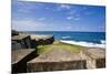 Fortress and Sea, Old San Juan, Puerto Rico-Massimo Borchi-Mounted Photographic Print