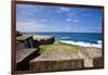 Fortress and Sea, Old San Juan, Puerto Rico-Massimo Borchi-Framed Photographic Print