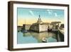 Fortress at Concarneau-null-Framed Art Print