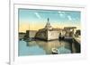 Fortress at Concarneau-null-Framed Art Print