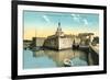 Fortress at Concarneau-null-Framed Art Print