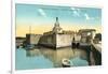 Fortress at Concarneau-null-Framed Art Print