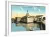 Fortress at Concarneau-null-Framed Art Print