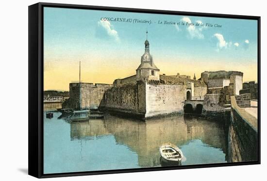 Fortress at Concarneau-null-Framed Stretched Canvas